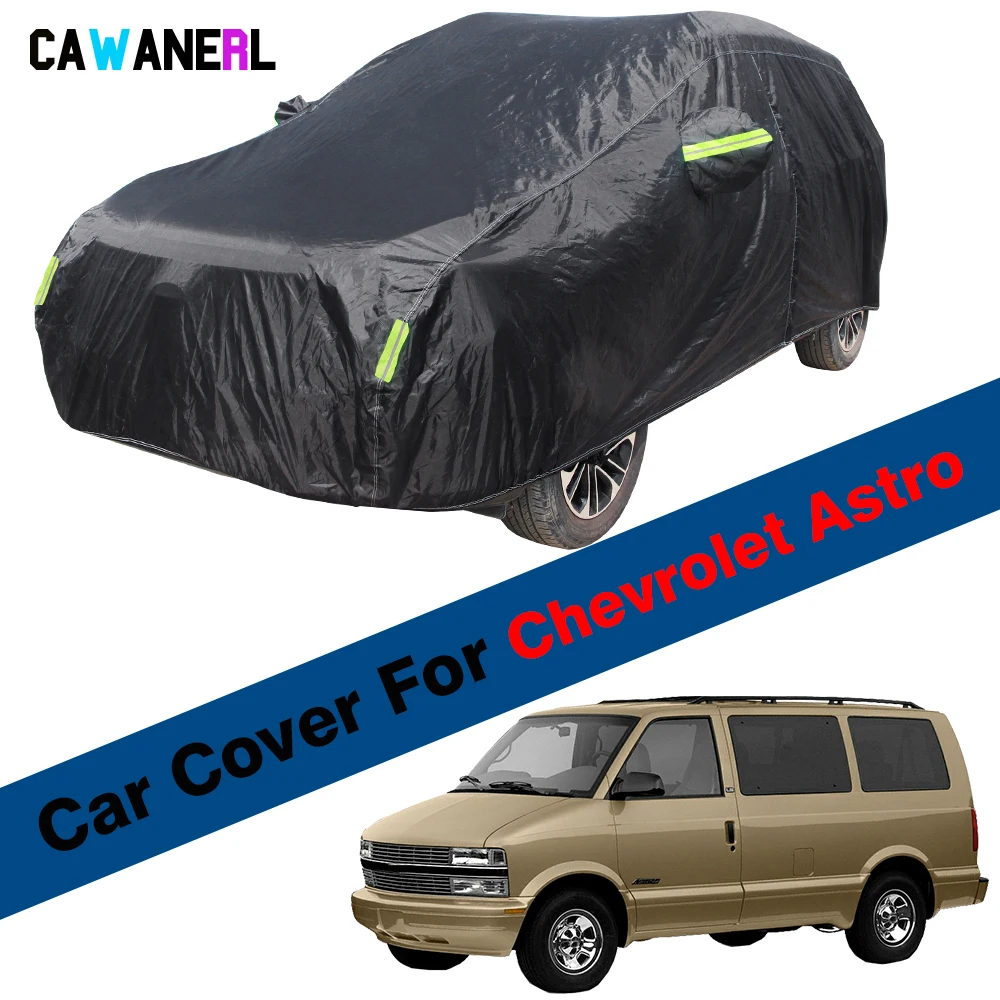 Waterproof Car Cover Windproof Anti-UV Sun Shade Snow Rain Dust Protection MPV Cover For Chevrolet Astro