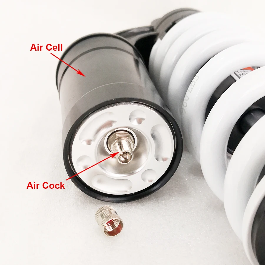 High performance 260mm Air Cell Bag rear shock absorber/suspension For KLX110 CRF50 CRF70 Kayo Apollo Dirt Pit Bikes