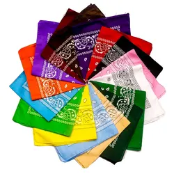 Fashion Bandanas Printed Square Scarf Unisex Hip Hop Headwear Neck Scarf Outdoor Sports Camping Climbing Hiking Scarves