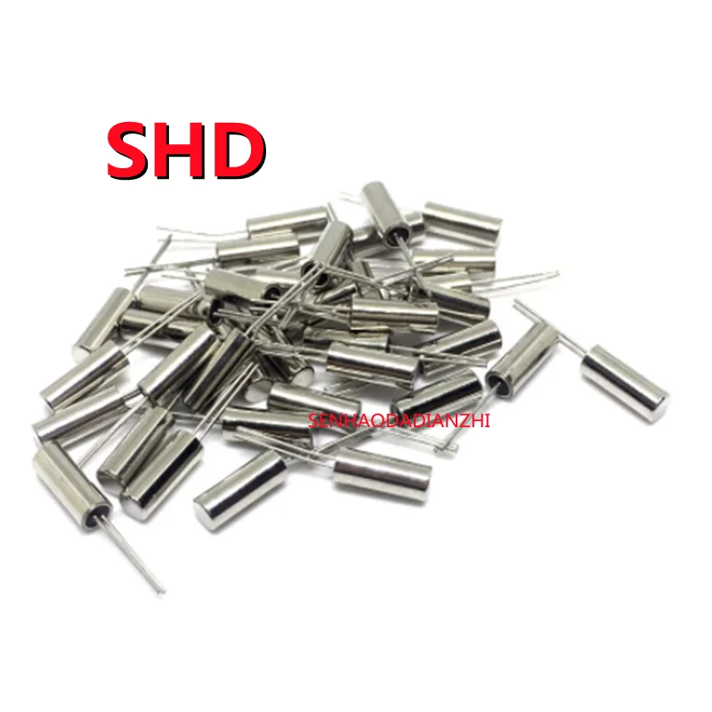 

10pcs 32.768KHz 32.768 KHZ 32.768K Frequency Resonator Oscillator Quartz Crystal Cylender 2*6mm