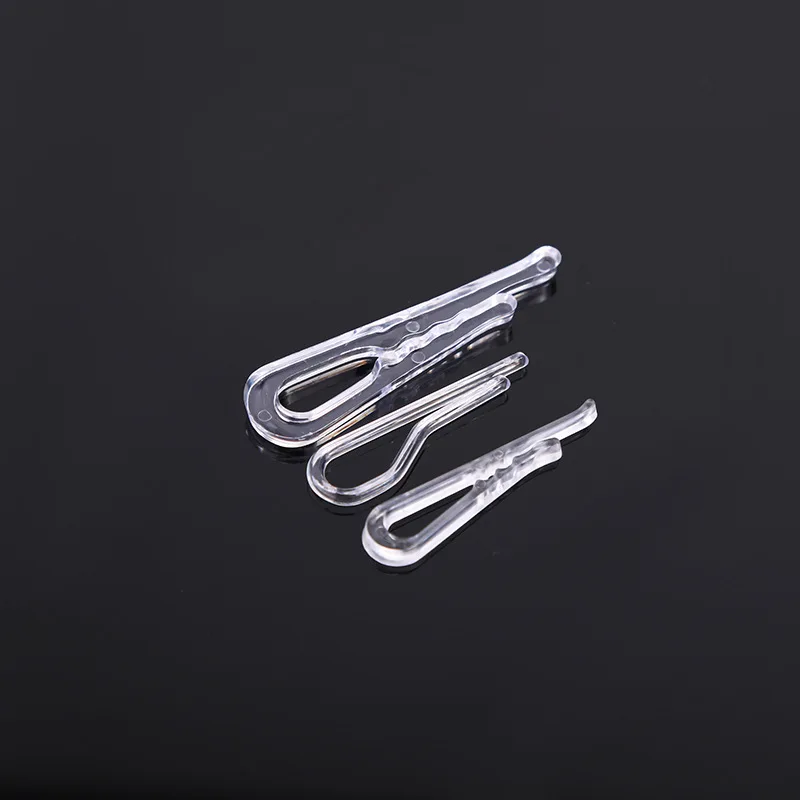 Plastic Transparent Clip Clear Multifunction Stockings Cloth Clip Toothed Clothespin for Shirt Bra Briefs Sock Pants 100pcs