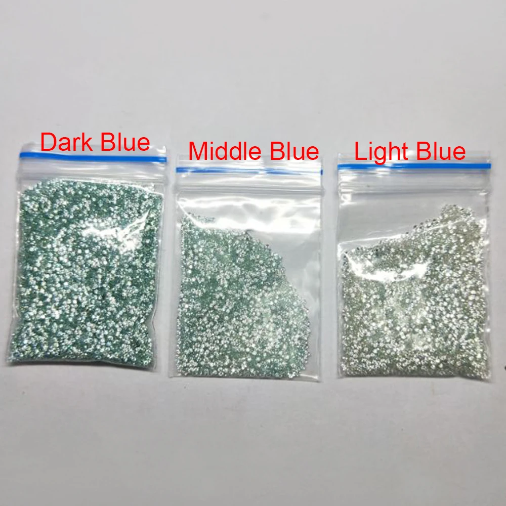 

Price Per Carat 1ct/Bag Blue Color 1.0~6.5mm Round Cut Lab Grown Loose SIC Moissanites Stone For Jewellery