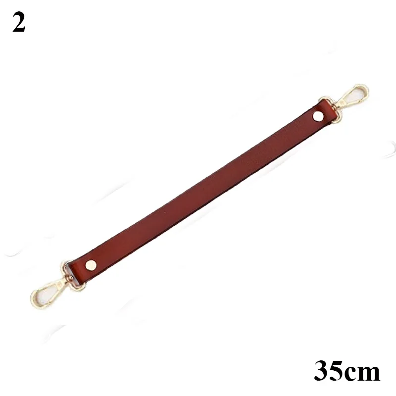 60cm 35cm Leather Bag Handle Shoulder Strap Replacement Short Belt Handle Belt Women Handbag Purse Buckle Handle Bag Accessories