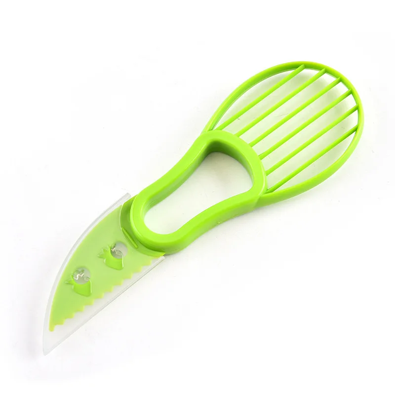 Fruit Peeler Cutter Pulp Separator Avocado Slicer Shea Corer ButterPlastic Knife Kitchen Vegetable Tools Home Accessory