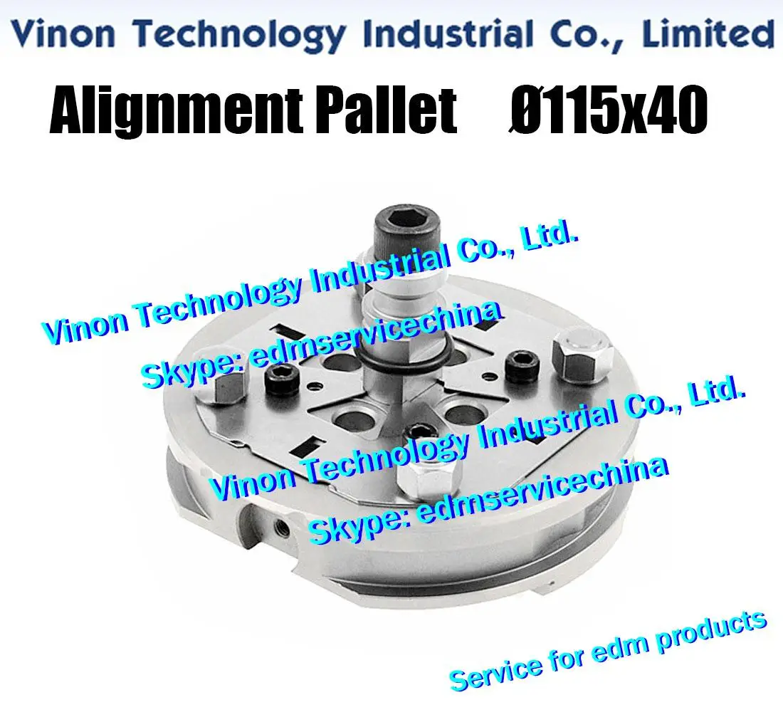 edm Alignment Pallet Ø115x40mm Compatible Equivalent ER-032819, ITS Measuring device Pallet ø115, alignment length 110, center