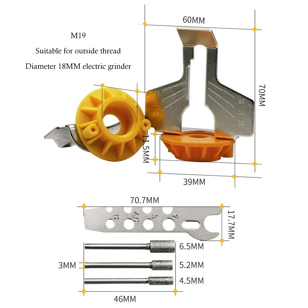 Chainsaw Sharpening Kit Electric Grinder Sharpening Polishing Attachment Set Saw Chains Tool Drill Rotary Accessories Set Best