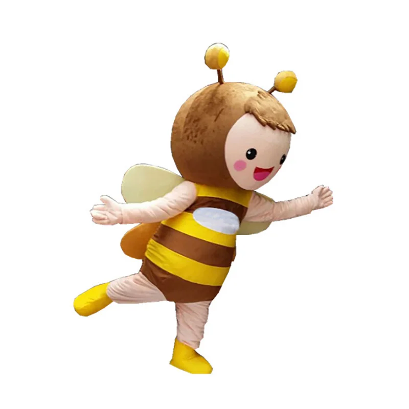 New Bee Mascot Costume  Christmas Halloween Animal Funny Cartoon Costume Adult Size