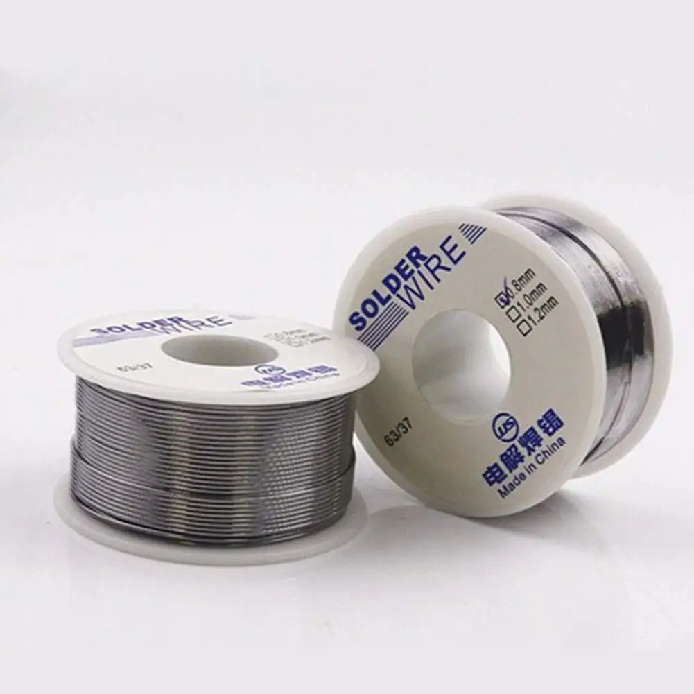 Fio de solda com Rosin Core, Soldagem Tin Lead Roll, Melt Roll, não Clean, Flux 2,0%, 50g, 1.0mm, 0.8mm