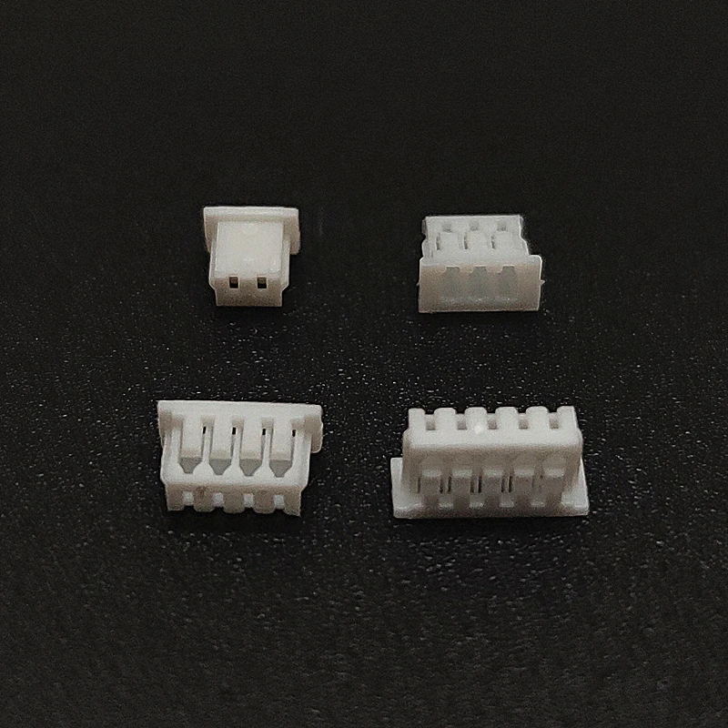 60 Sets 1.25mm Pitch Vertical Type SMD Connectors 2p 3p 4p 5 Pin Terminal Housing Pin Header Connector Kit in Box