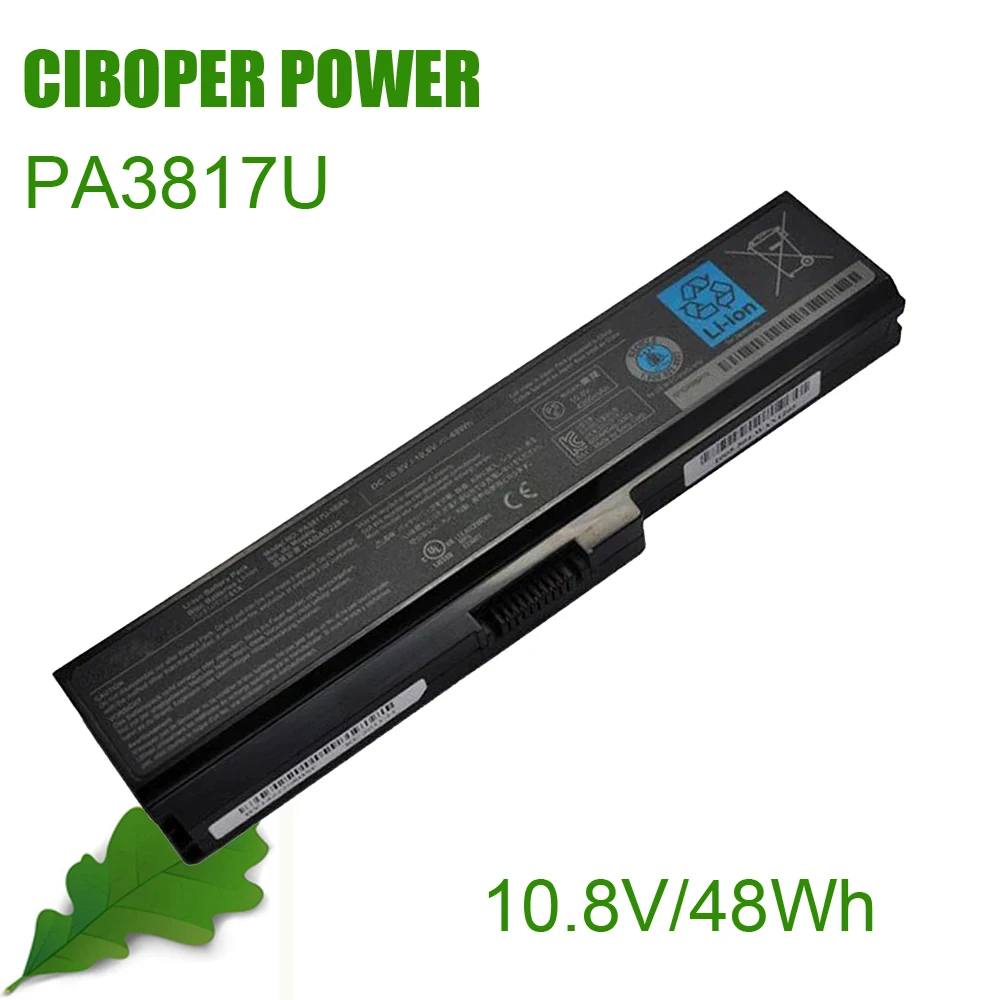 

CP Laptop Battery PA3817U-1BRS PA3817U 48Wh PA3818U For Satellite L755 L755D L750 L745 L745D L740 L735 L730 L700 L700D L770 L775