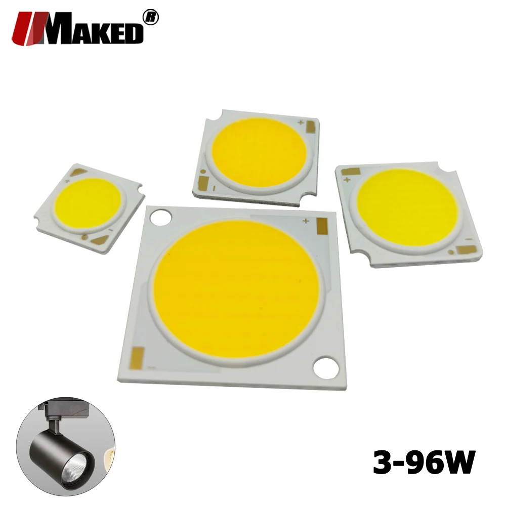 LED COB 18x35Mil 3 5 7 12 15 20 30 36 50W CRI92 36V 130lm/W 3000-4000-5000-6000K 1313 1919 2828 Bridgelux Chip oświetlenia koralik źródło