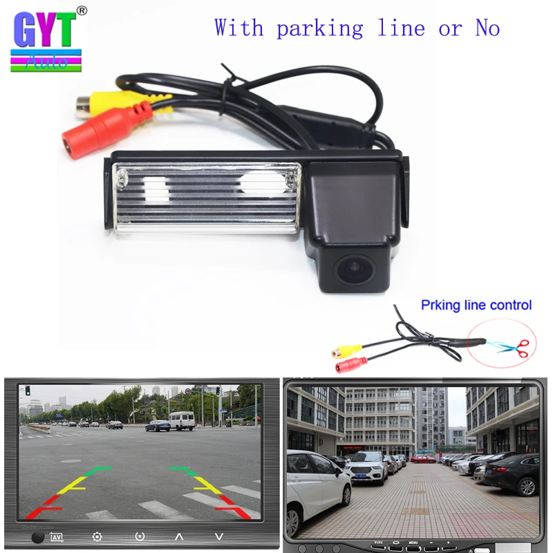 Dynamic Trajectory Track car Rear view Reverse camera For Mitsubishi Attrage Mirage G4 Grandis Montero Nativa Pajero Grandis MPV