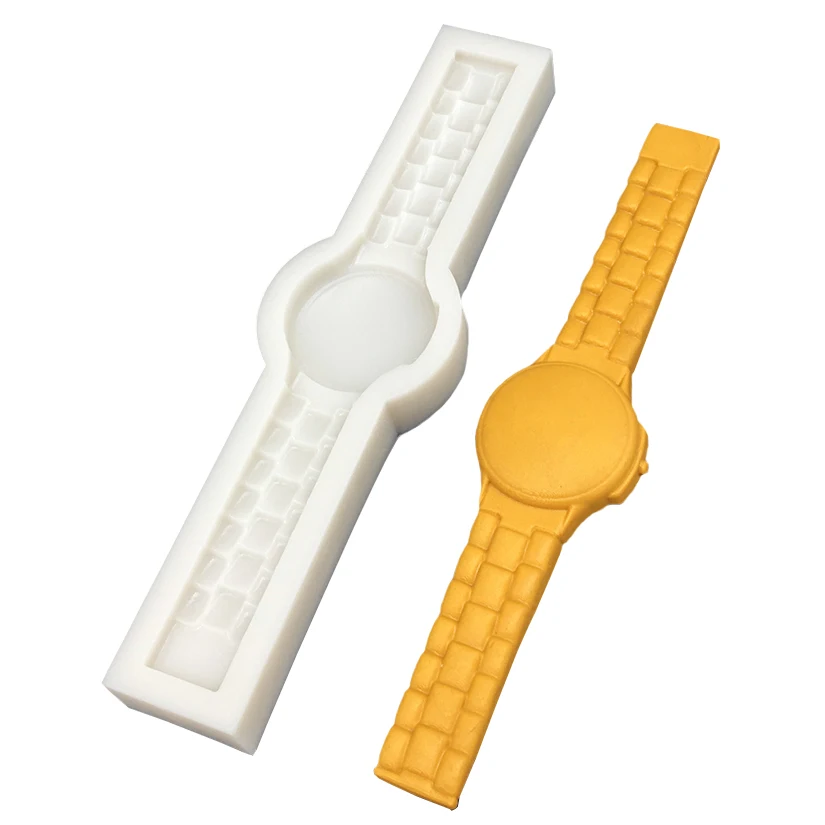 Wrist Watch Silicone Mold Sugarcraft Chocolate Cupcake Baking Mould Resin Tools Fondant Cake Decorating Tools