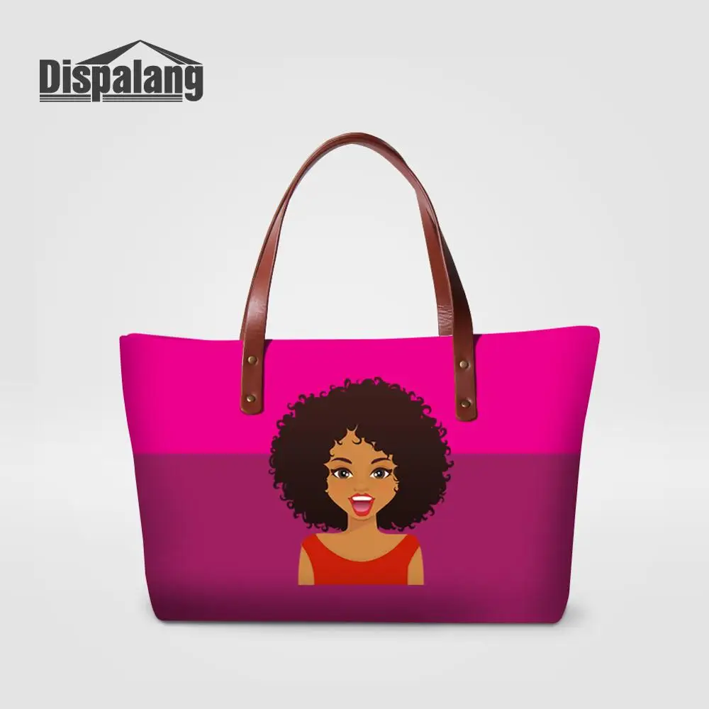 

Dispalang африканские женские сумки с принтом, женские пляжные сумки на заказ, женские сумки на плечо с принтом для девочек, Прямая доставка