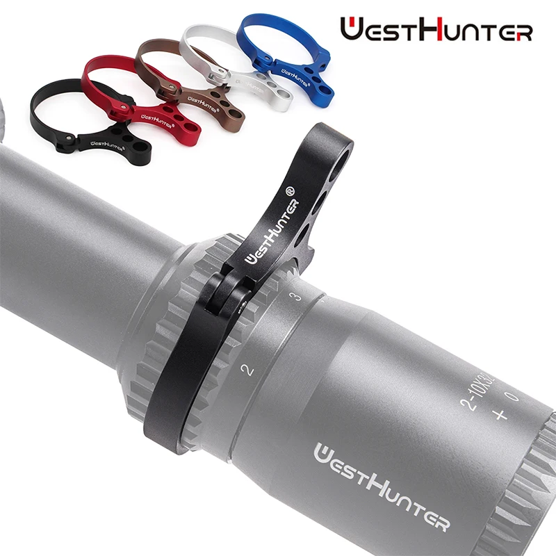 WESTHUNTER Scope Switch View Throw Lever Riflescope Magnification Adjustment Ring Aluminum Hunting Accessories Fit 42/44/46mm