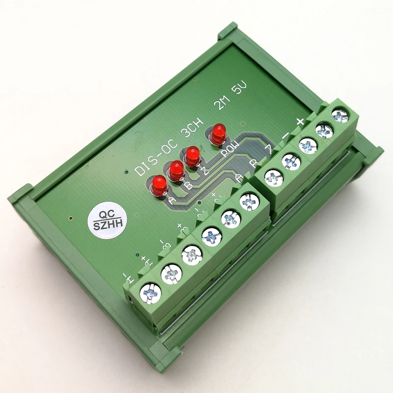 

Encoder Signal Conversion Differential to Collector Differential to Single-ended 5V Power Supply 2M Frequency Rail Installation