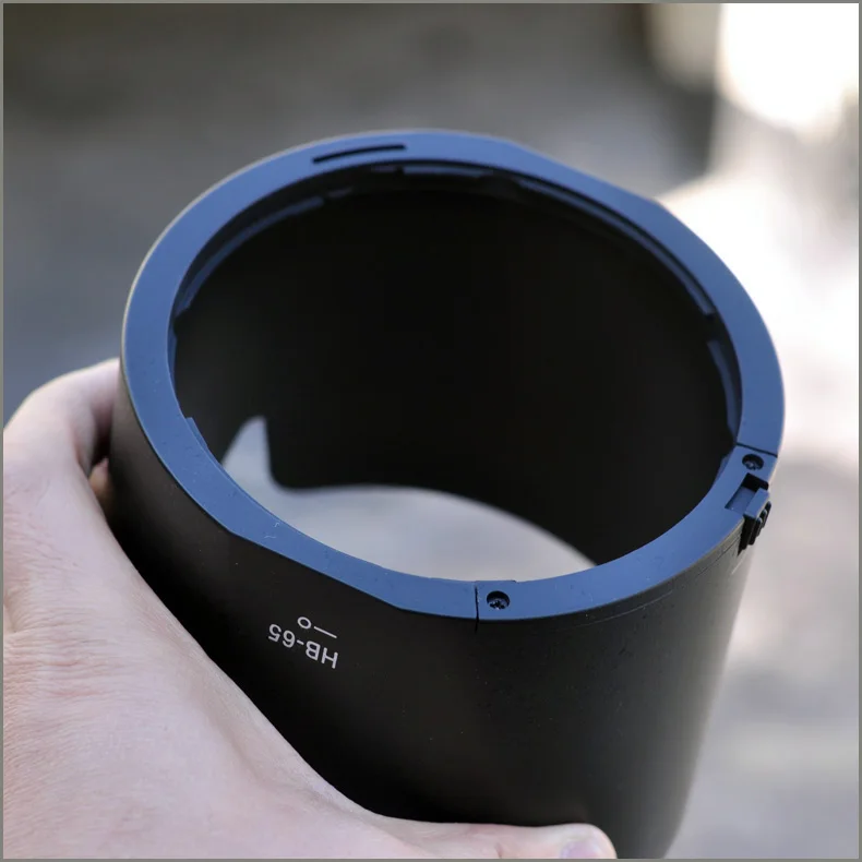 HB-65 الأسود البلاستيك جبل عدسة هود ل Nikn AF-S نيكور 80-400 مللي متر f/4.5-5.6 العدسات