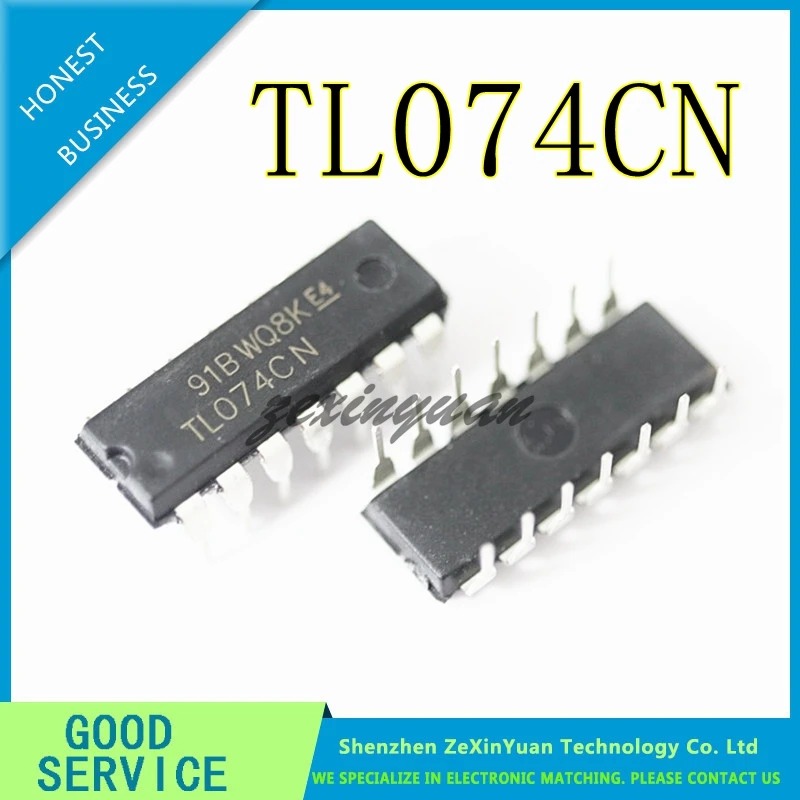 

10PCS/LOT TL074CN DIP14 TL074 DIP 074CN DIP NEW IC