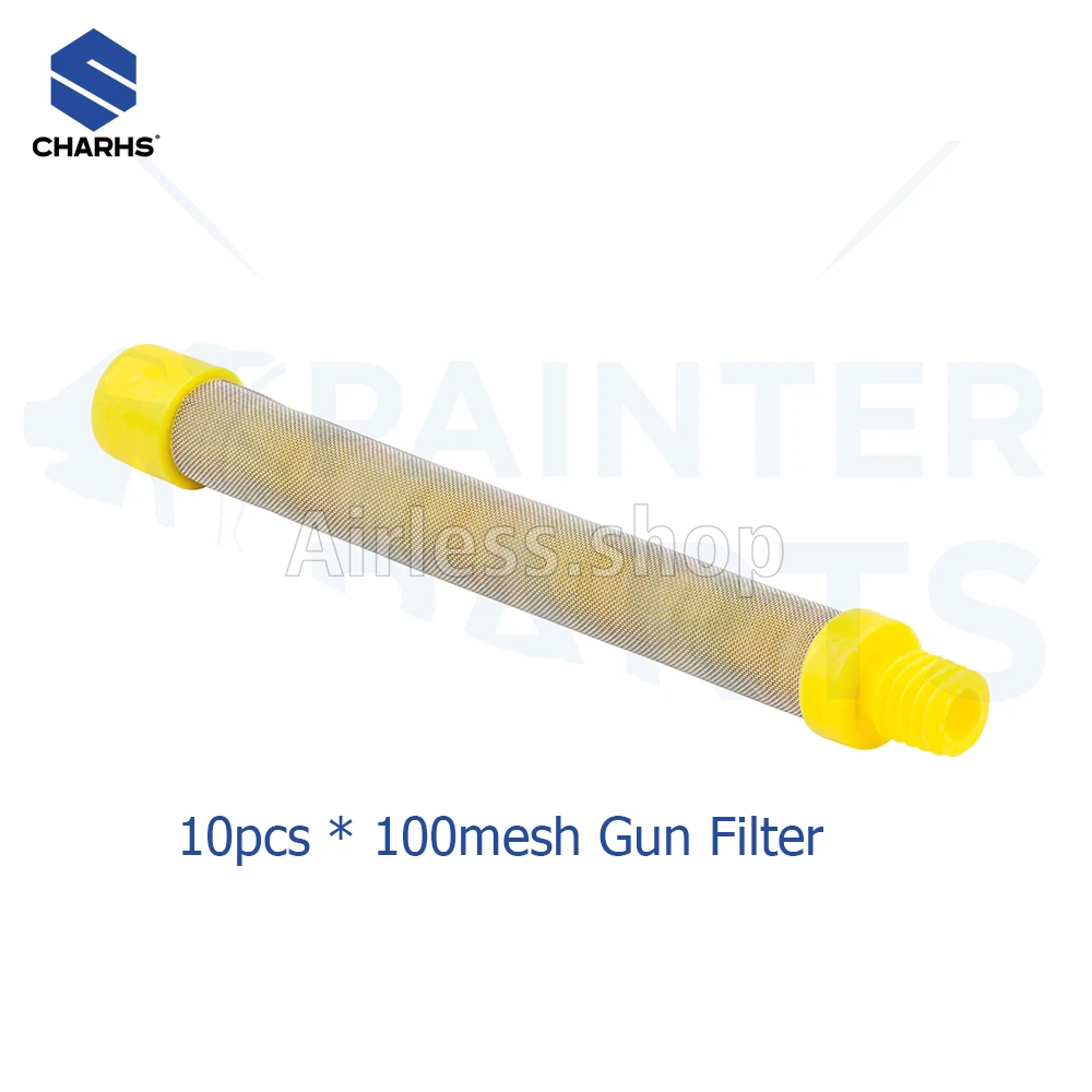 10pcs filtro per pistola a spruzzo per vernice Airless filtro a pistola a vite 30/60/100/150 mesh per pistola a spruzzo per vernice Titan 304 inossidabile