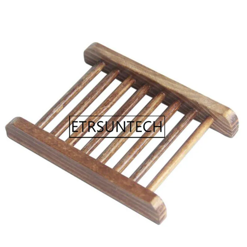 

200pcs Soap Holder Dish Bathroom Shower Storage Support Plate Stand Wood Box Soap Dishes Home Bathroom Organizer