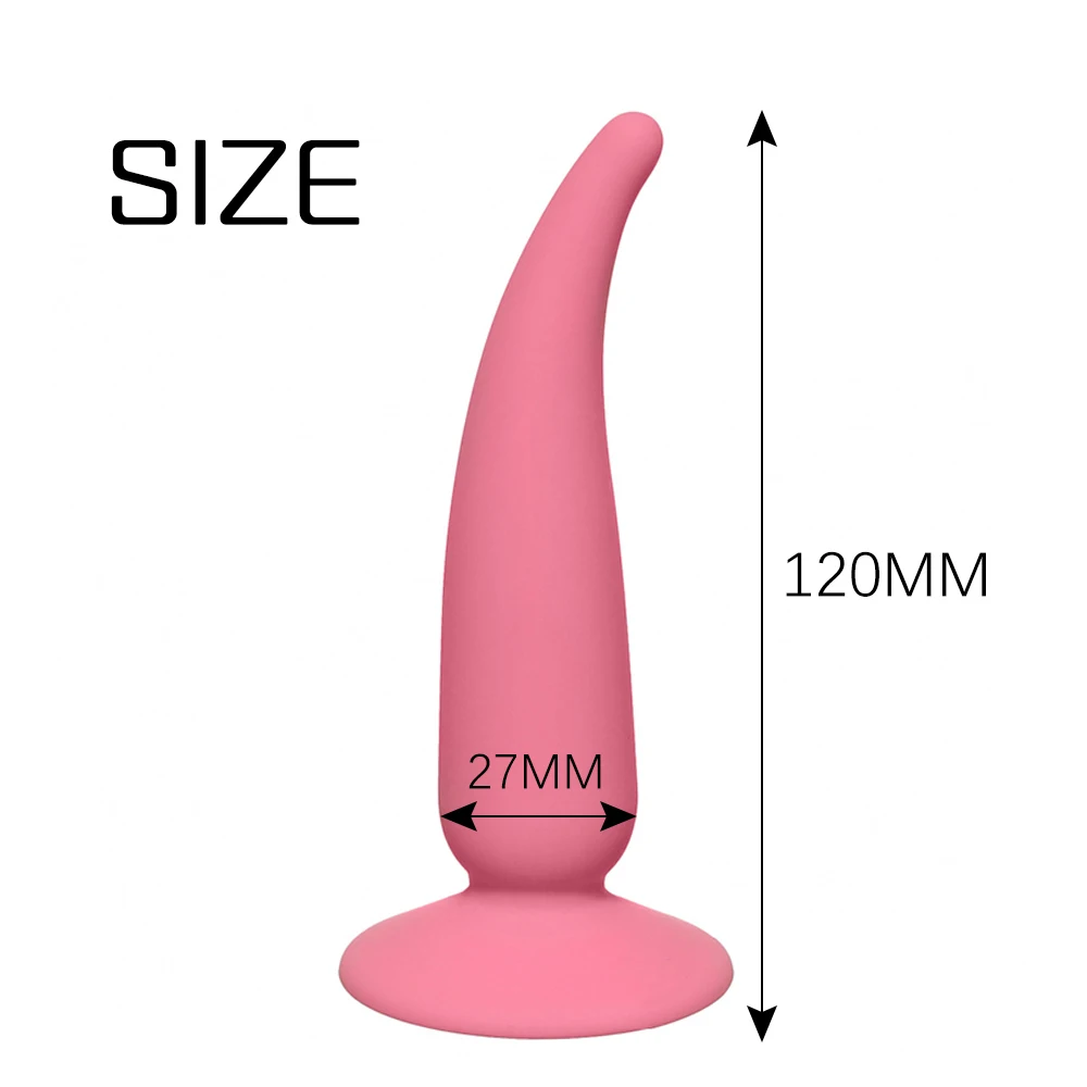 Adult Sex Toys Silicone Anal Plug with Strong Suction Cup Dildo Masturbation Anal Vaginal Stimulator Butt Plug Adult Sex Produt