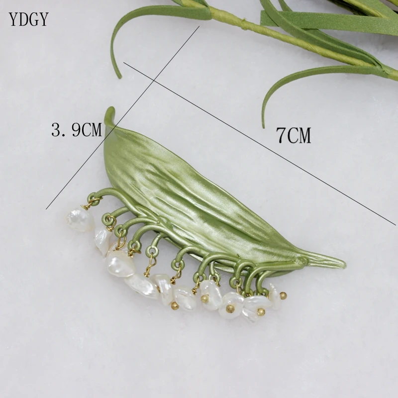 YDGY New jewelry brooch decorative paint dyed green natural purple oven hairpin decorative scarf with clasp stone