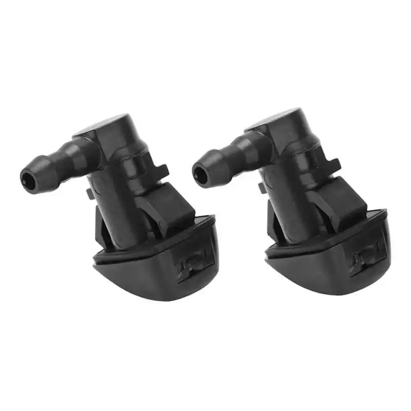 2pcs Windshield Washer Spray Jet Nozzle 986303X900 Black ABS Replacement for  Rio 2011-2016 Wiper Spray Jet New