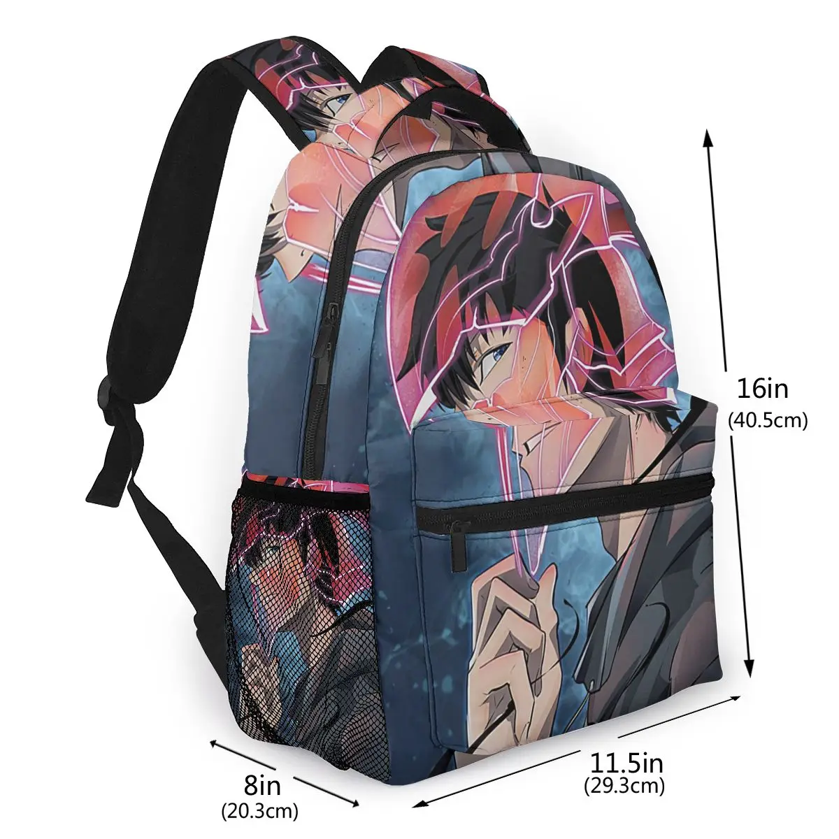 Solo Leveling - Armour Backpack for Girls Boys Travel RucksackBackpacks for Teenage school bag