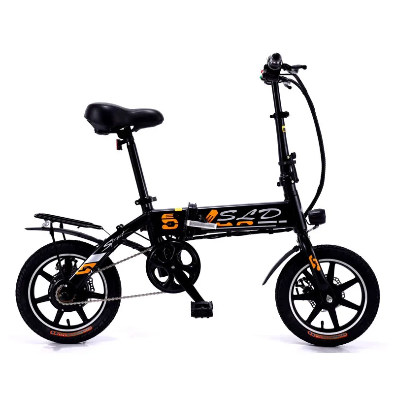 14 Inch Folding Electric Bicycle 36v 8Ah E-bike Mini Electric Adult Motorcycle