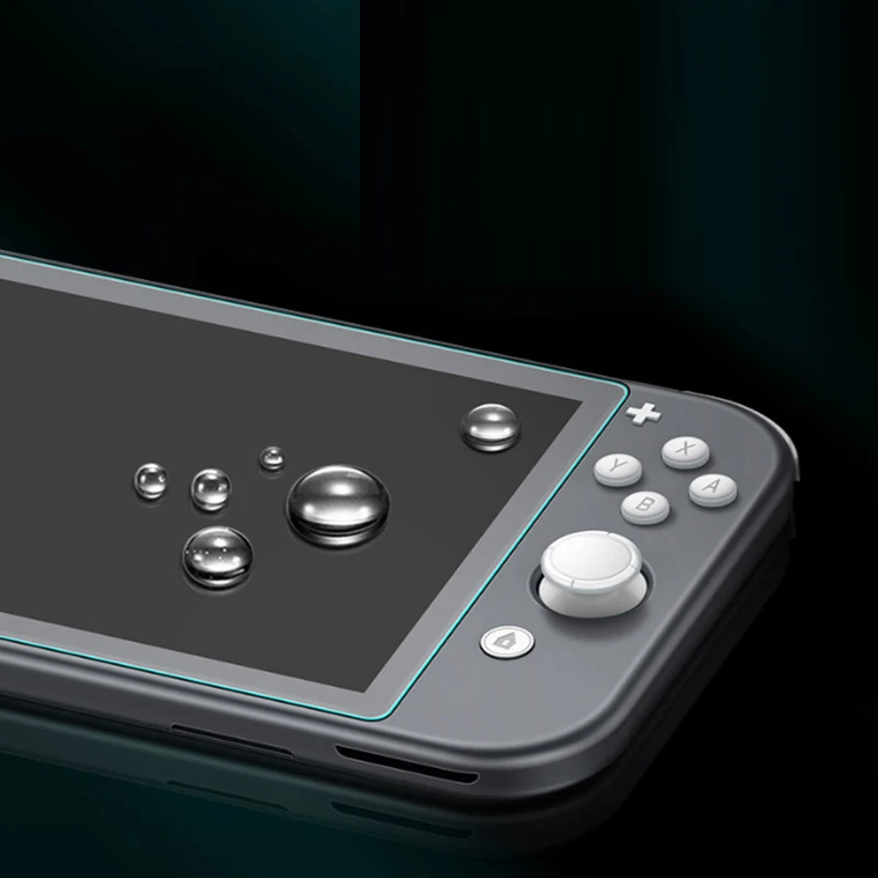 ฟิล์มป้องกันกระจกนิรภัยแบบแข็งปกป้องหน้าจอเต็มรูปแบบสำหรับ Nintendo Switch ฝาครอบ OLED NS Lite อุปกรณ์ป้องกัน