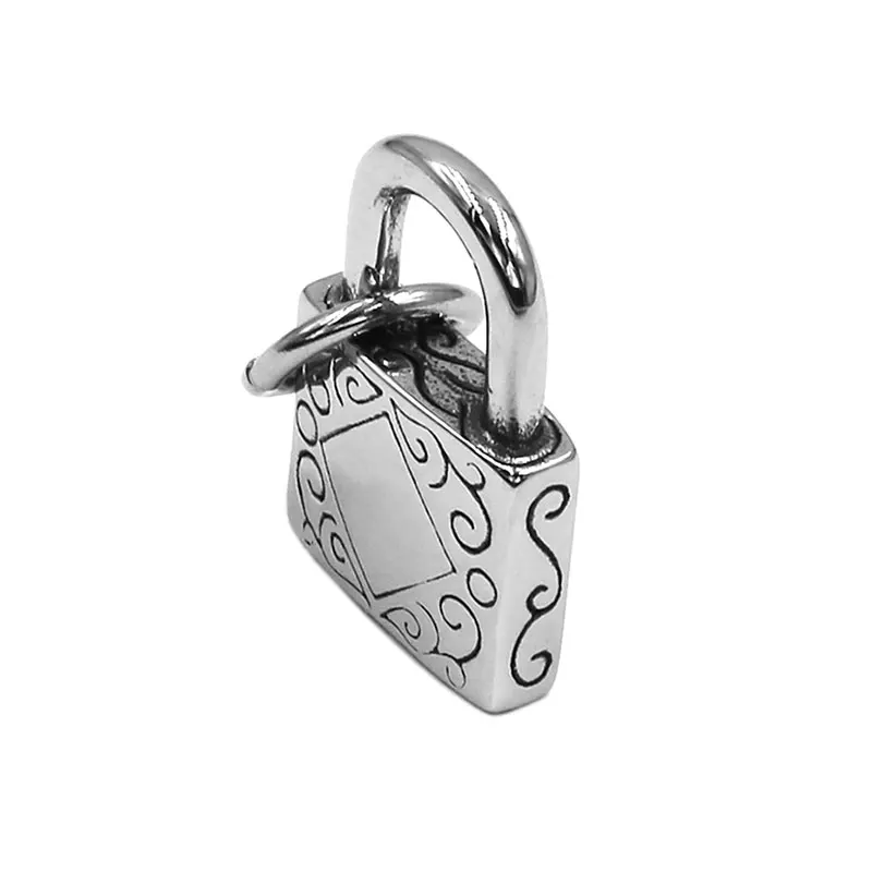 Colgante de cerradura vikinga nórdica para hombre, joyería de acero inoxidable, cierre de nudo celta, regalo al por mayor, SWP0609A