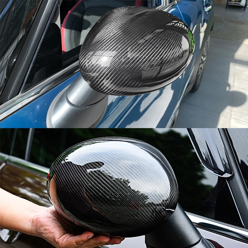 Suitable for mini R56 R60 carbon fiber mirror shell R55 R57 R58 R59 Rear view mirror housing 2007-2016 Paste style mirror Cover