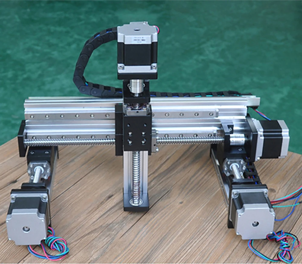 Imagem -03 - Xyz-estágio Pórtico Robô Bola Parafuso Atuador Guia de Trilho Deslizante Movimento Linear