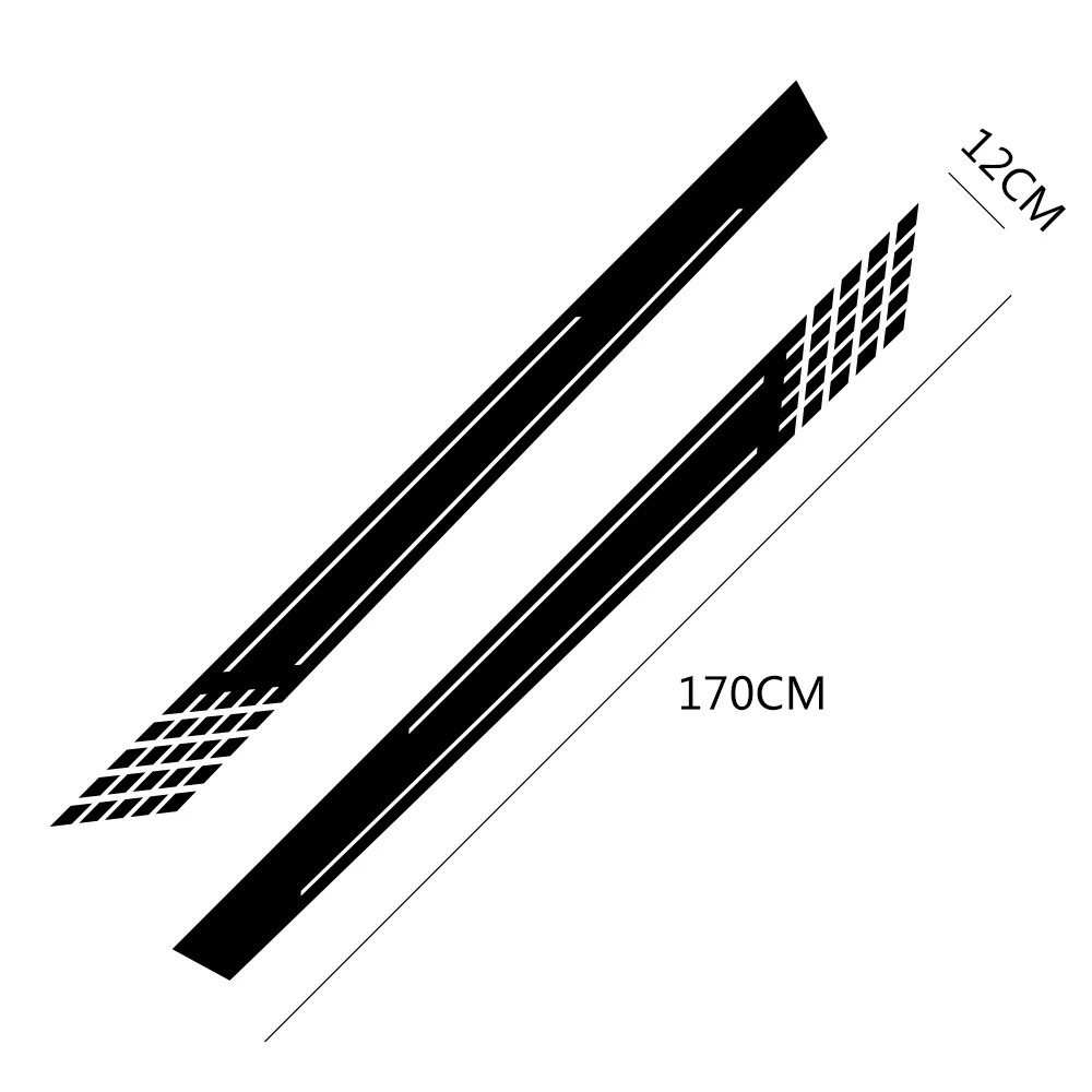 ملصقات جانبية للسيارة لسيارات فولكس فاجن أودي فورد BMW تويوتا بيجو مرسيدس رينو أوبل شيفروليه هوندا سيتروين اكسسوارات السيارات