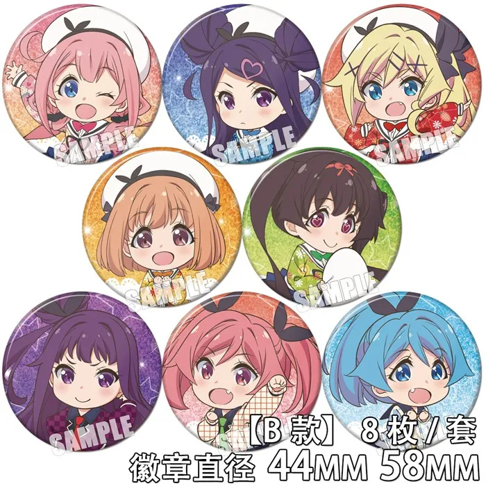 Animation Badge Ochikobore Fruit Tart Dropout Idol Sakura Ino Button On backpack Cute Brooch