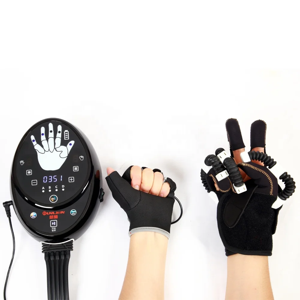 

New trending high technology hand massage gloves for hand stroke rehabilitation training