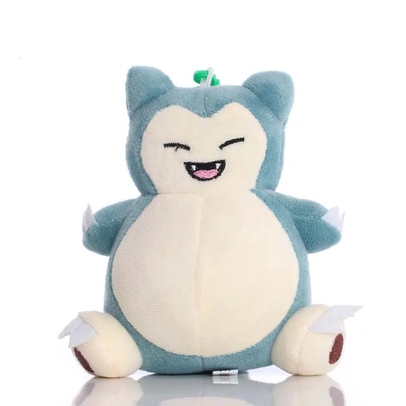 9-14cm TAKARA Pokemon Pikachu Eevee Vulpix Mew Bulbasaur Snorlax snorumbreon pluszowe zabawki lalki brelok lalki prezenty dla dzieci Kid