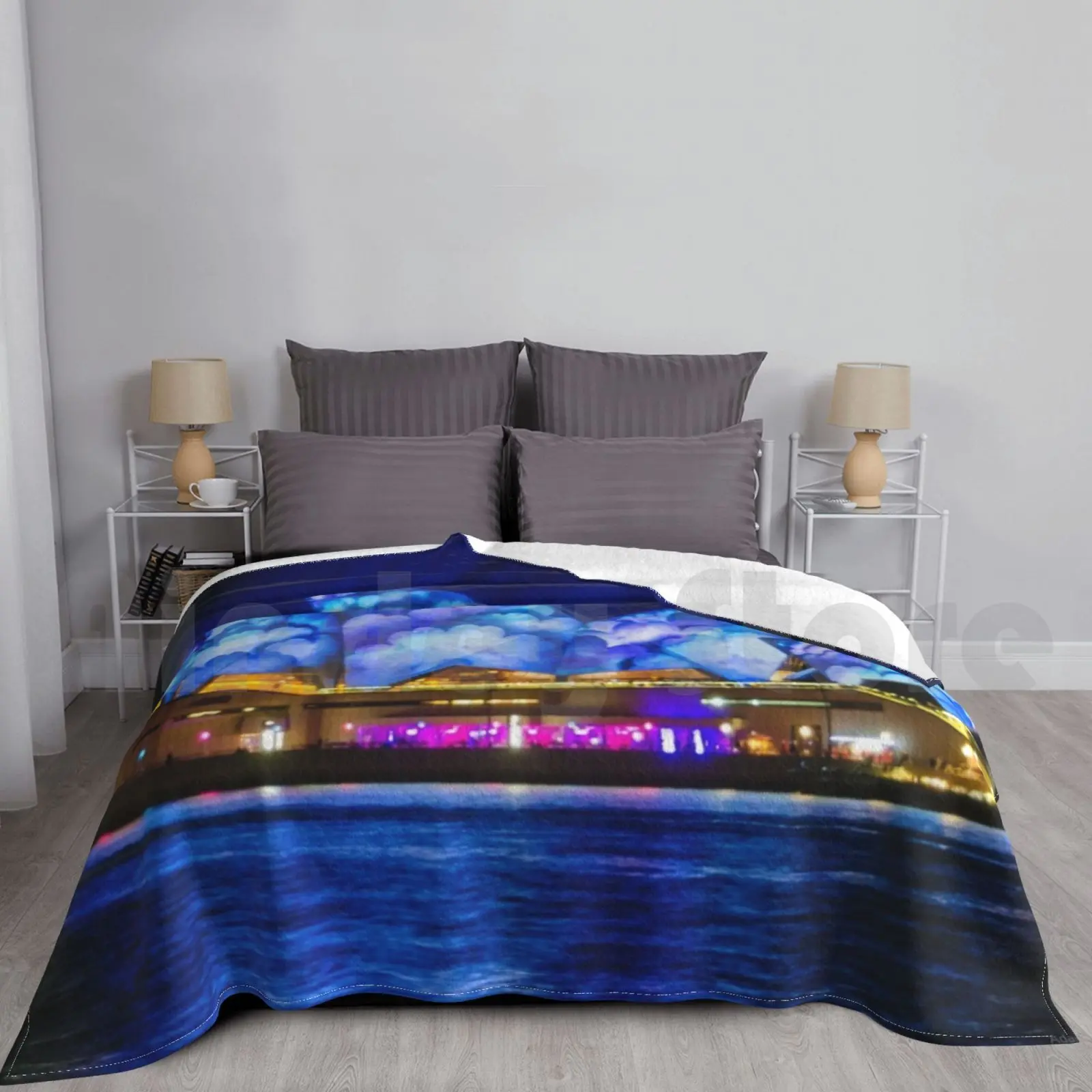 

Blanket Sydney's Vivid Festival 2014 : I Hat Sydney Vivid Opera House Reflection Light Long Exposure