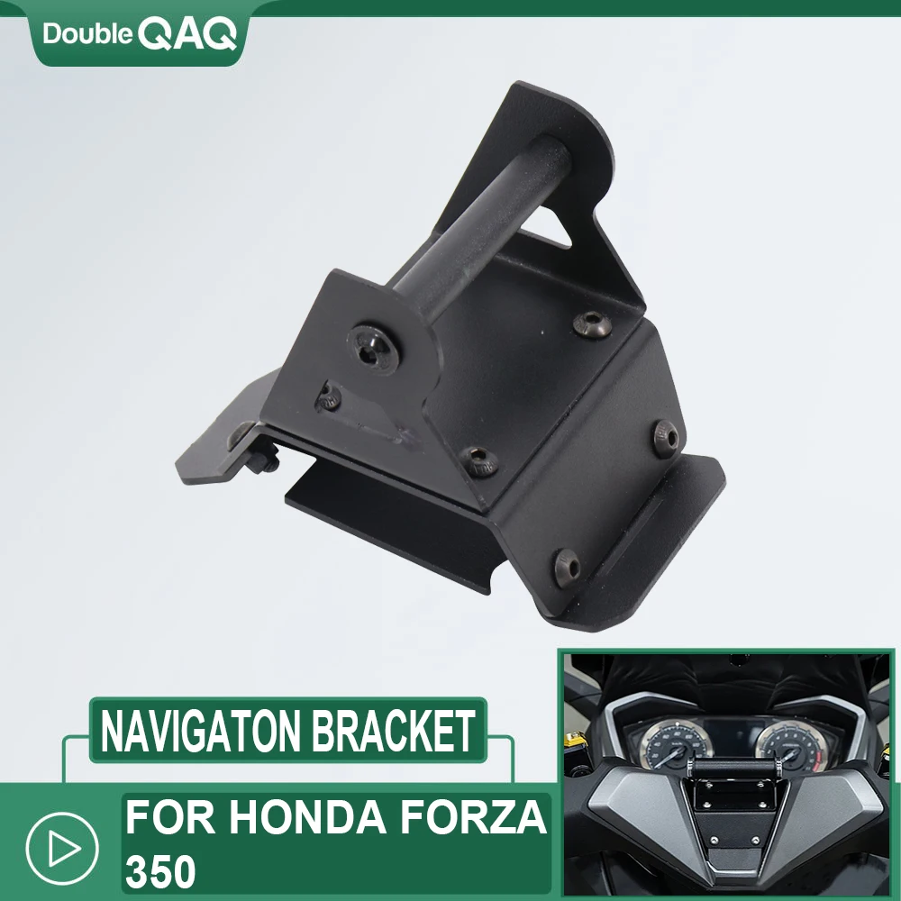 

Forza350 Motorcycle For Honda Forza 350 Front Phone Stand Holder Smartphone Phone GPS Navigaton Plate Bracket