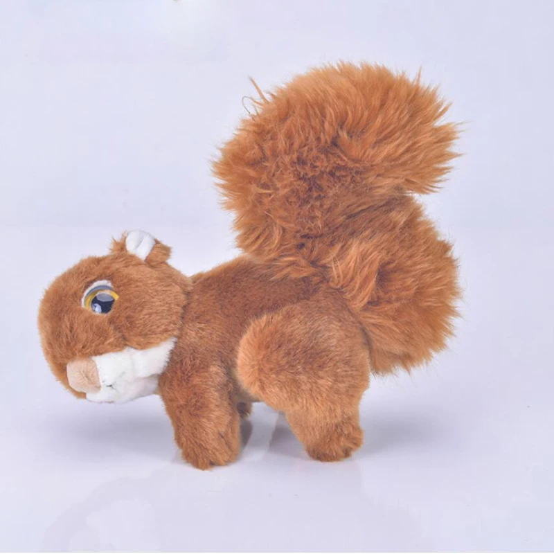 

Cute Squirrel Doll Simulation Animal Children Stuffed Plush Toy Birthday Gift