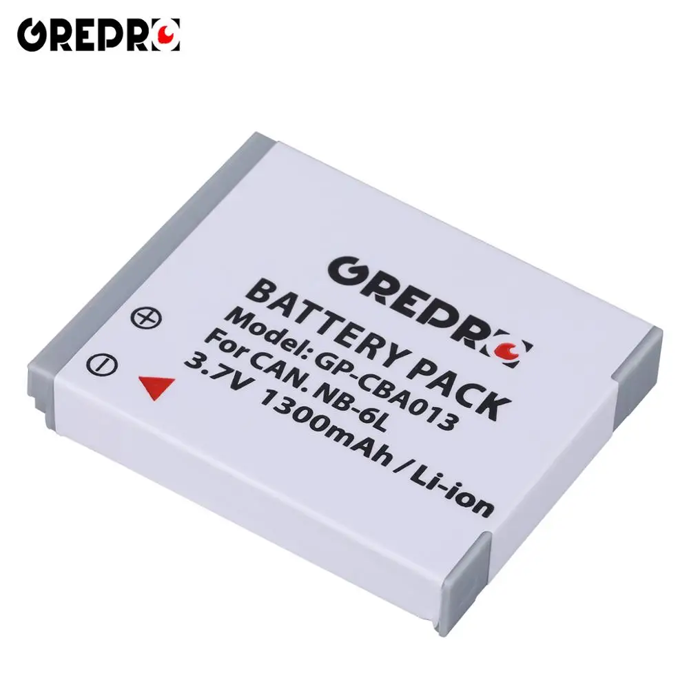 Cargador USB LCD para CANON PowerShot SX520, SX530, SX540, SX600, SX610, SX700, SX710, NB-6L NB6L NB 6L NB-6LH batería de 1300mAh