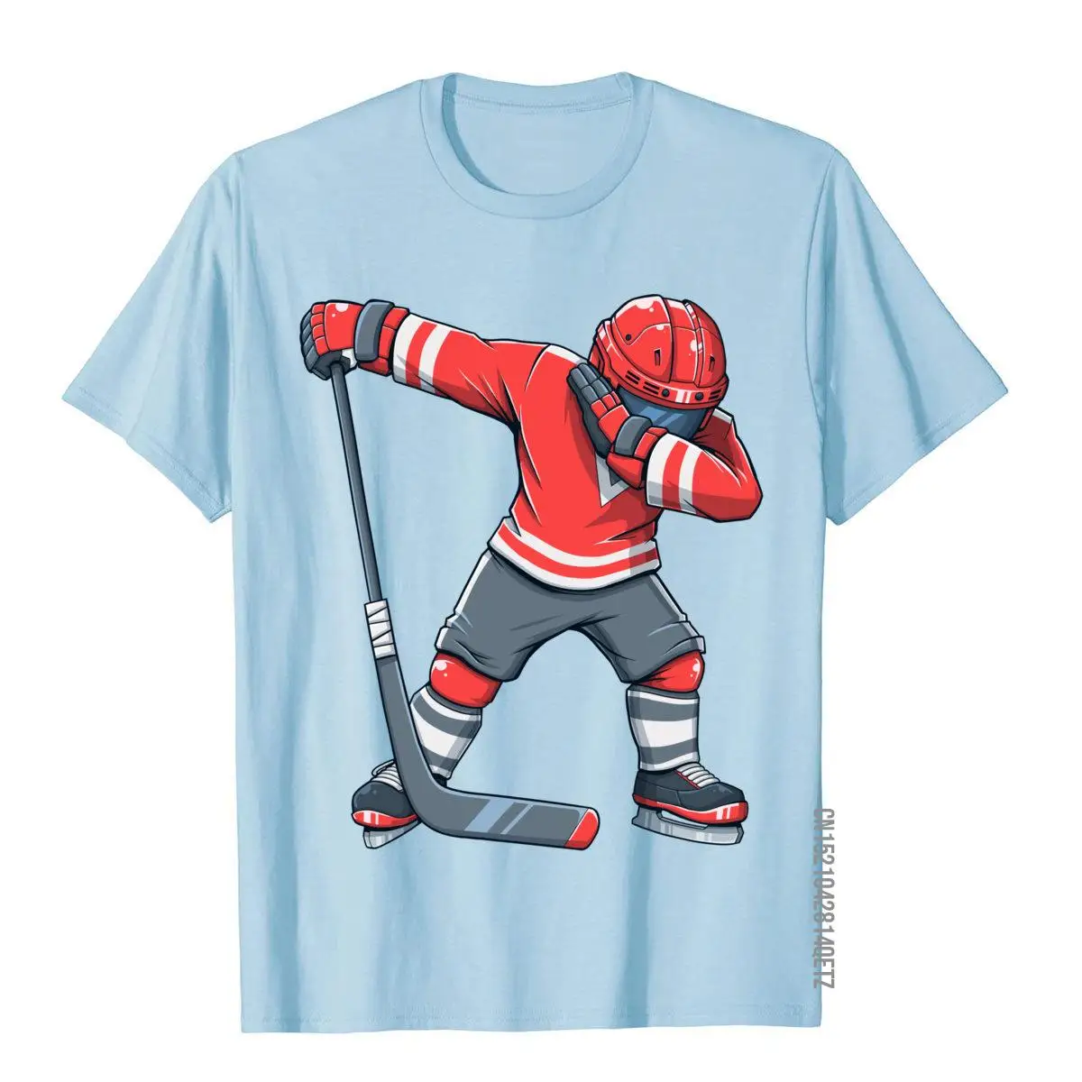 Funny Boy Kid Ice Hockey Dab Apparel Dabbing Player Youth T-Shirt Personalized Cotton Adult Tees Normal New Design T Shirt