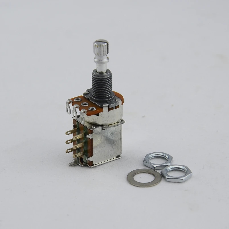 【Made in Korea】1 Piece Alpha  Push Pull  Potentiometer(POT)  For Electric Guitar Bass  25K/B50K/250K/500K Guitar Accessories