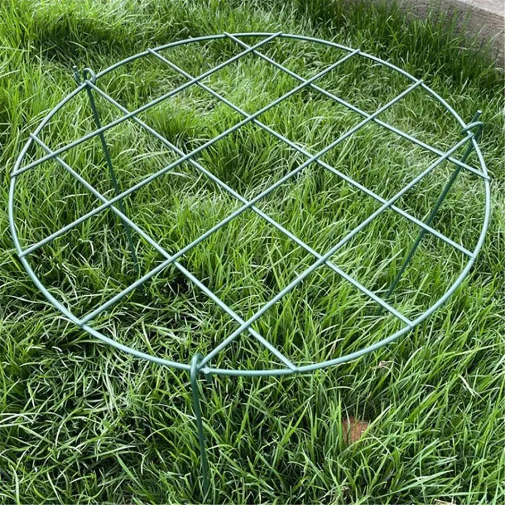 Grow-through Plant Supports Grow Through Grid Plant Brace Flower Support Rings Grow Through Hoops With 3 Legs Rings Throug