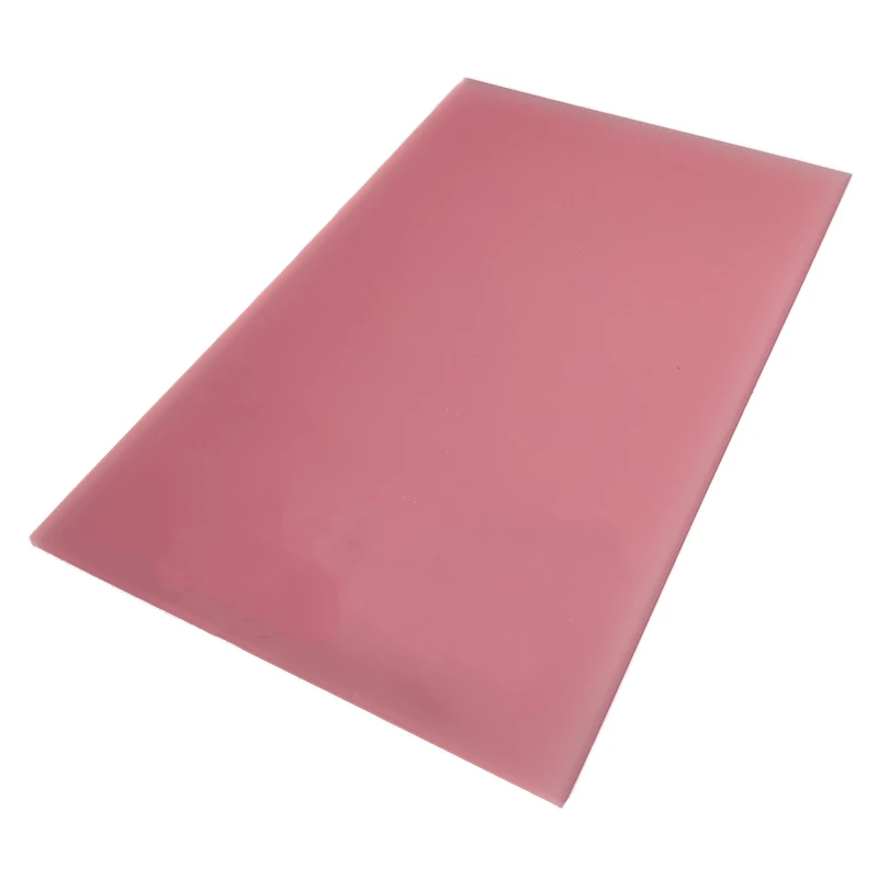 3MM Peach Pink Single Matte Acrylic Sheet Frosted Translucent Cast Plexiglass Plastic Board For Box,Craft,Sign,DIY Display