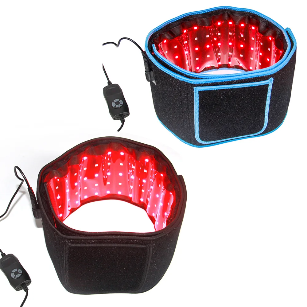 Portable Red Light Therapy Pulse Belt , 660nm 850nm , Infrared Light Therapy Wrap Red Light Therapy Device For Body With Timer