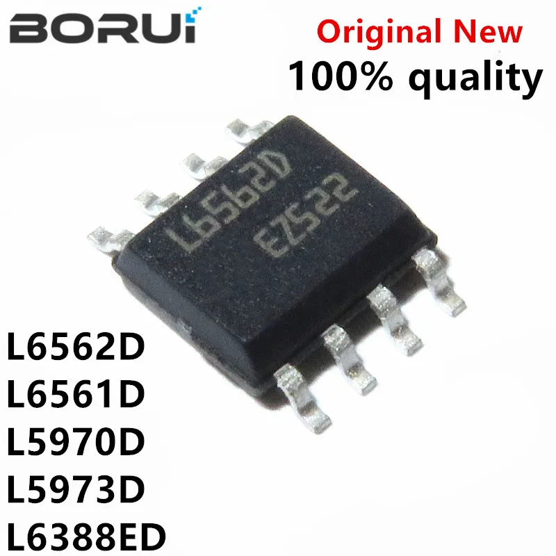 10PCS L6562D SOP8 L6562 SOP SMD L6562DTR SOP-8 L6561D L6561DTR L6561 L6388ED L6388D L6388 L6388D L5970D L5973D L5973 L5973