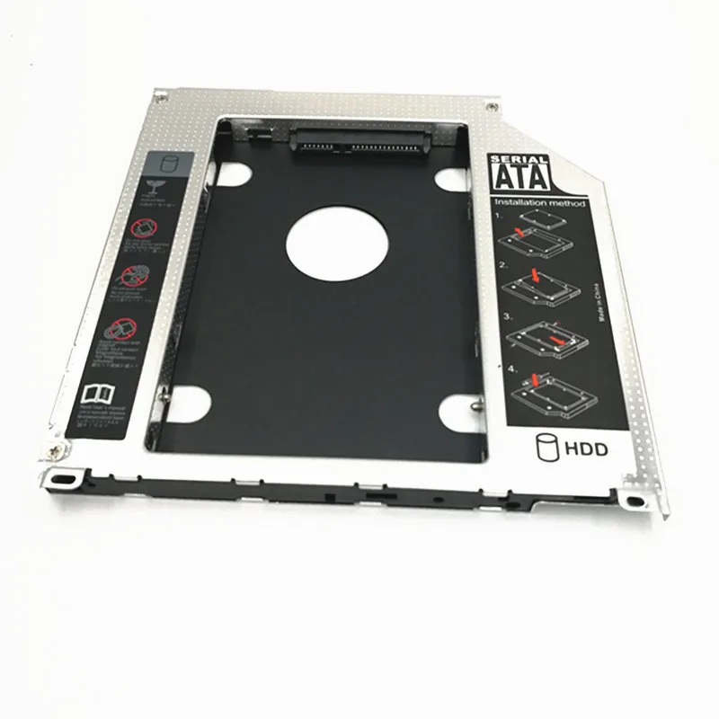 Caddy expand memory storage for Apple Macbook Pro 2nd HDD Hard Drive Caddy Module Tray SATA 9.5mm