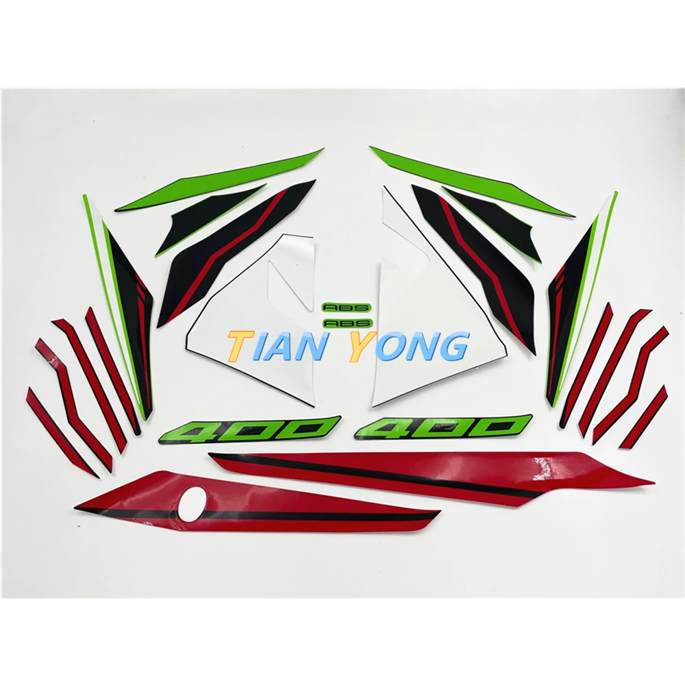 

Protection Decorative Silkscreen High Quality Full Kit 2021 The New for Ninja400 Applique Protector Racing Sticker Emblem