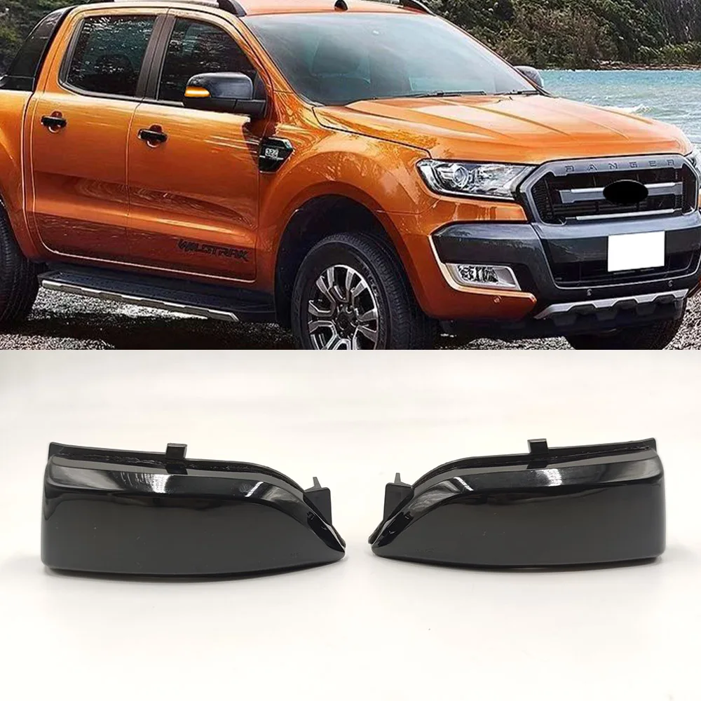 2pcs For Ford Ranger T6 2012-2021 Raptor Wildtrak LED Dynamic Turn Signal Blinker Sequential Side Mirror Indicator Light